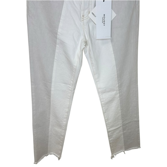 Moussy Vintage - NWT Womens Jeans, “Raintrec Straight Colorblock" Grey - Size 25 - Picture 10 of 16